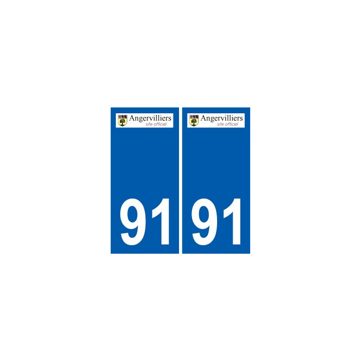 91 Breuillet logotipo de la etiqueta engomada de la placa de pegatinas de la ciudad