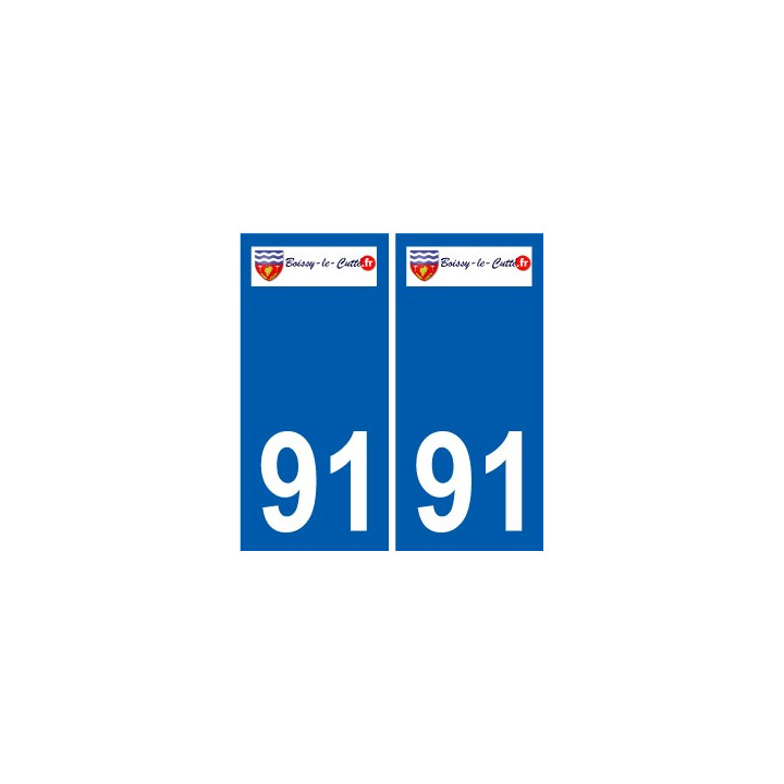 91 Breuillet logotipo de la etiqueta engomada de la placa de pegatinas de la ciudad