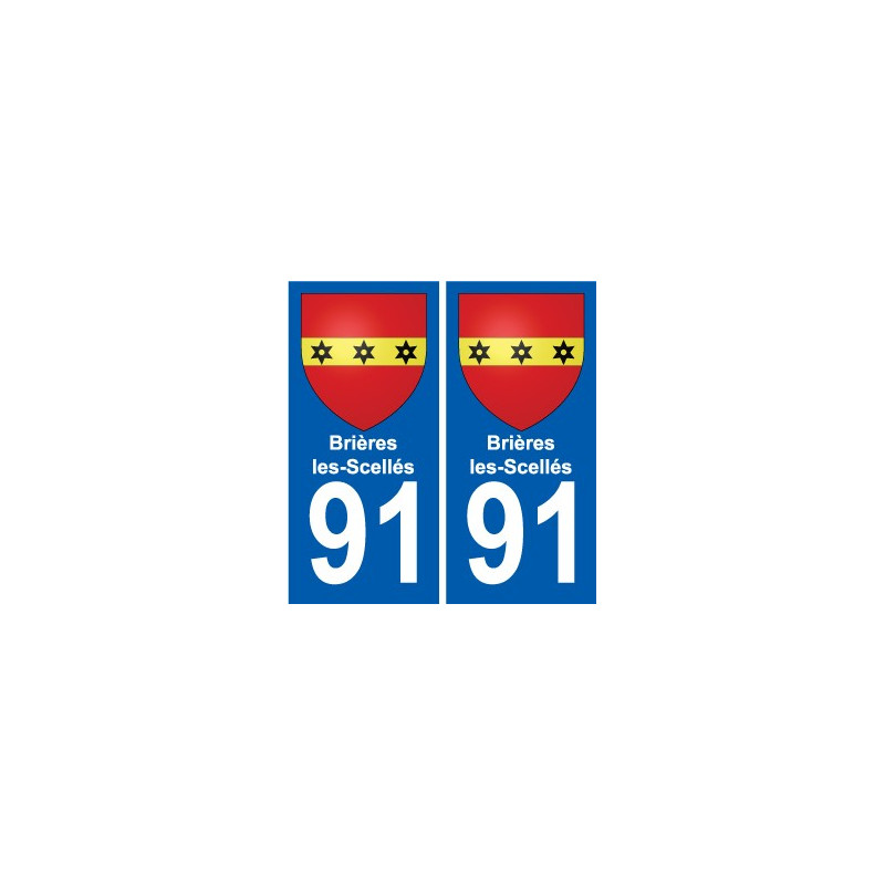 91 Breuillet stemma adesivo piastra adesivi città