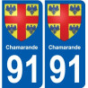 91 Breuillet wappen aufkleber typenschild aufkleber stadt