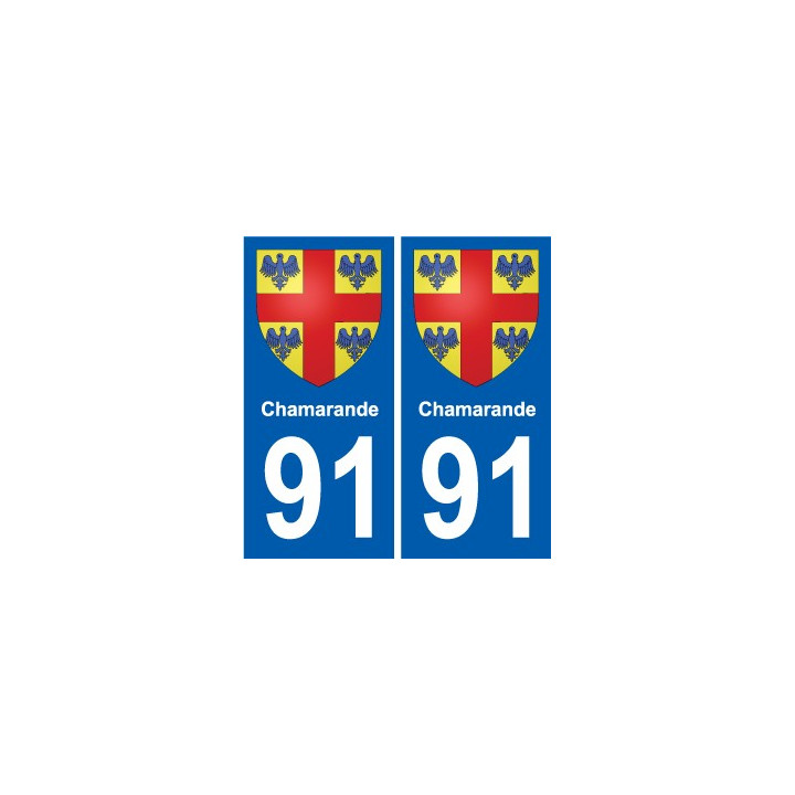 91 Breuillet blason autocollant plaque stickers ville