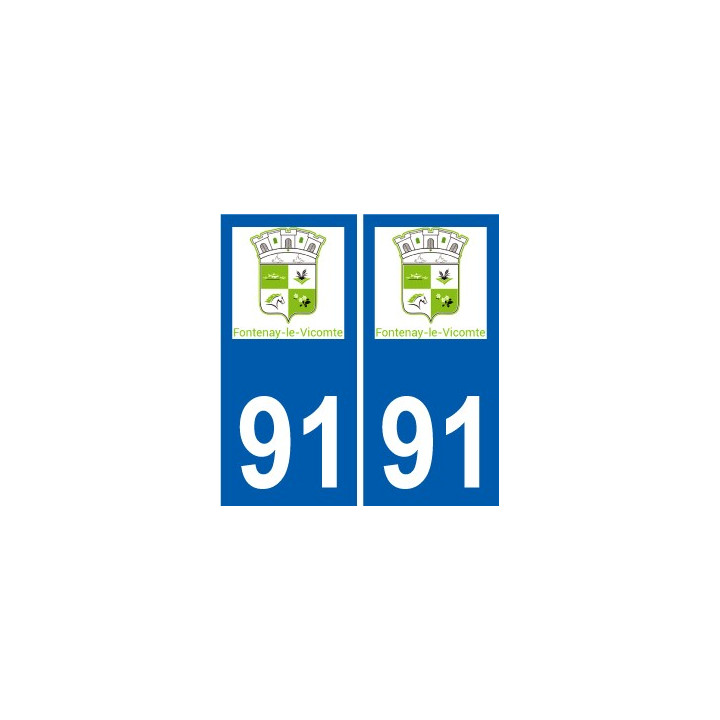 91 Breuillet logotipo de la etiqueta engomada de la placa de pegatinas de la ciudad