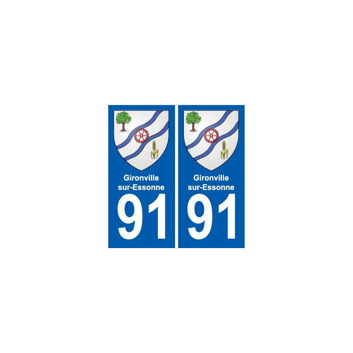91 Breuillet wappen aufkleber typenschild aufkleber stadt