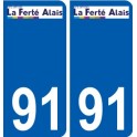 91 Breuillet logo autocollant plaque stickers ville