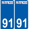 91 Breuillet logo adesivo piastra adesivi città