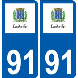 91 Breuillet logotipo de la etiqueta engomada de la placa de pegatinas de la ciudad