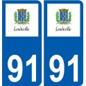 91 Breuillet logo autocollant plaque stickers ville