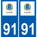 91 Breuillet logo adesivo piastra adesivi città