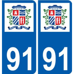 91 Breuillet logo aufkleber typenschild aufkleber stadt