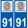 91 Breuillet logo aufkleber typenschild aufkleber stadt