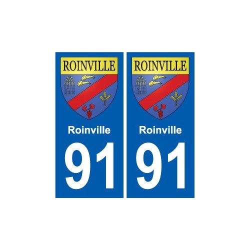 91 Breuillet stemma adesivo piastra adesivi città