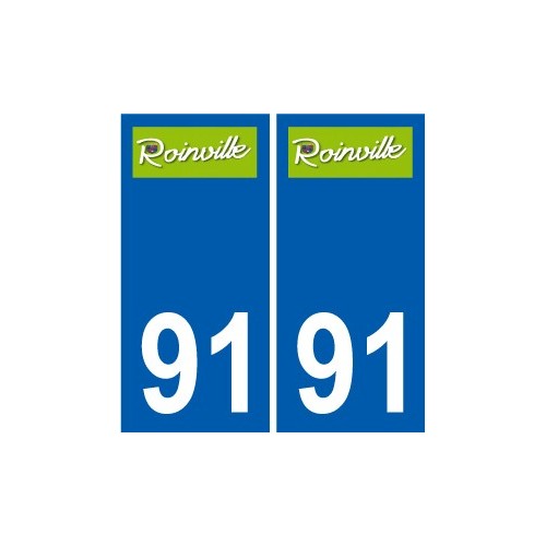 91 Breuillet logo autocollant plaque stickers ville