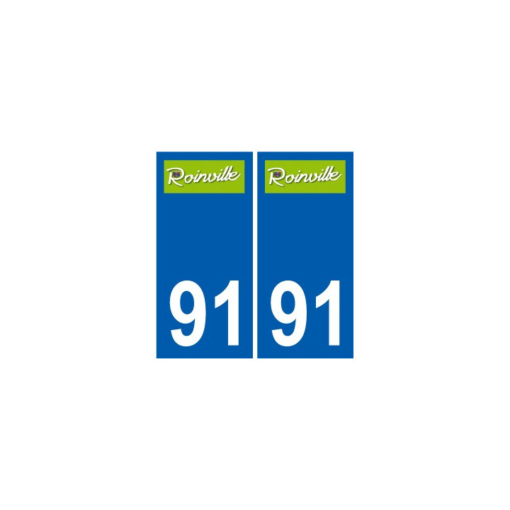 91 Breuillet logotipo de la etiqueta engomada de la placa de pegatinas de la ciudad