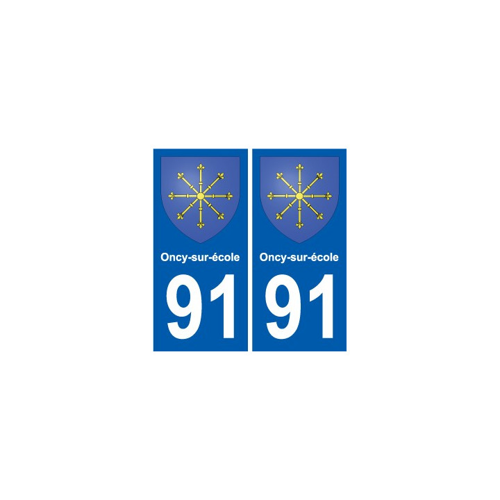 91 Breuillet escudo de armas de la etiqueta engomada de la placa de pegatinas de la ciudad