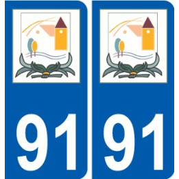 91 Breuillet logo aufkleber typenschild aufkleber stadt