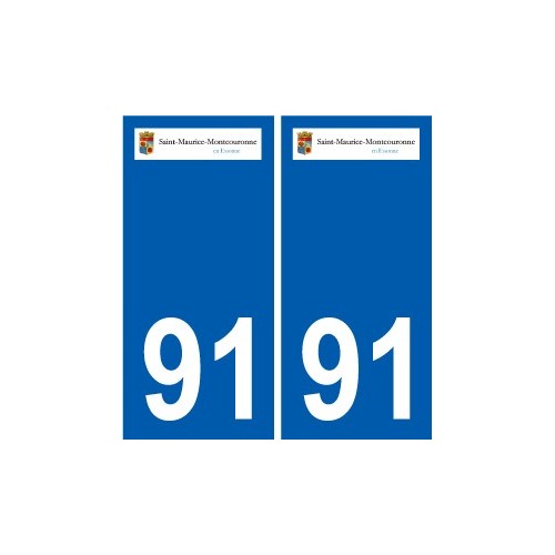 91 Breuillet logo autocollant plaque stickers ville