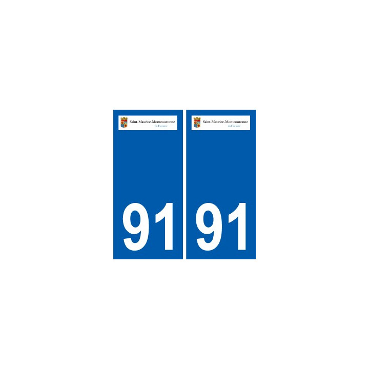 91 Breuillet logotipo de la etiqueta engomada de la placa de pegatinas de la ciudad