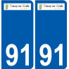 91 Breuillet logo aufkleber typenschild aufkleber stadt