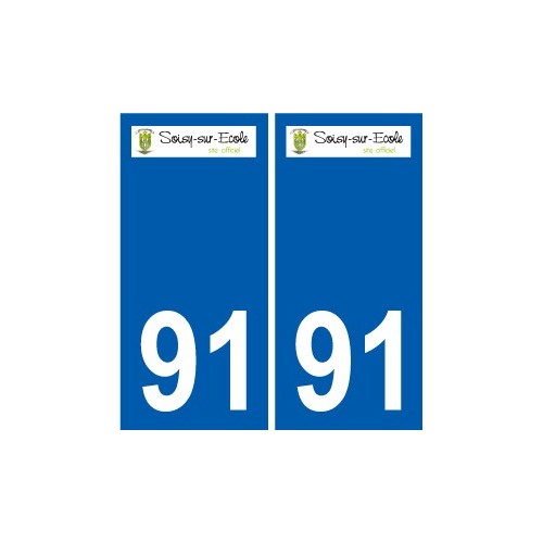 91 Breuillet logo adesivo piastra adesivi città