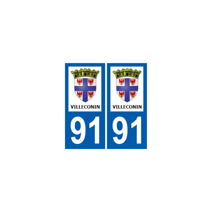 91 Breuillet logo sticker plate stickers city