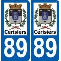 89 Auxerre logo autocollant plaque stickers ville
