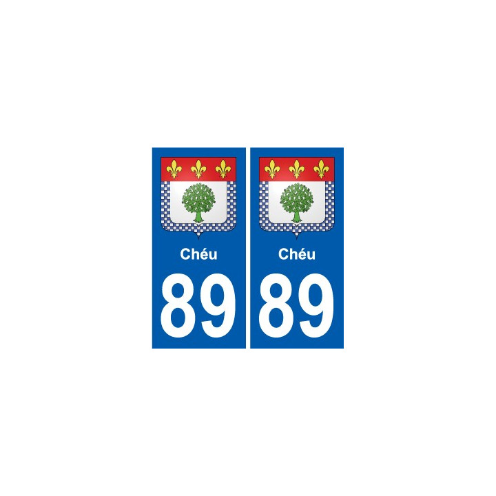 89 Auxerre escudo de armas de la etiqueta engomada de la placa de pegatinas de la ciudad