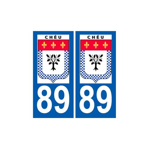 89 Auxerre blason autocollant plaque stickers ville