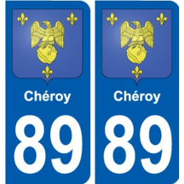89 Auxerre logo autocollant plaque stickers ville