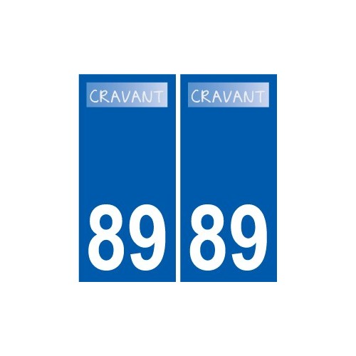 89 Auxerre logo autocollant plaque stickers ville