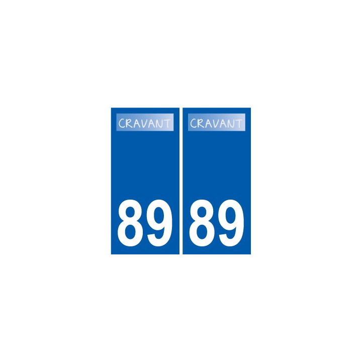 89 Auxerre logo sticker plate stickers city