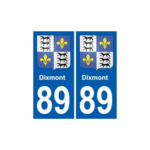 89 Auxerre blason autocollant plaque stickers ville