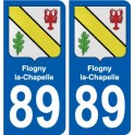 89 Auxerre wappen aufkleber typenschild aufkleber stadt