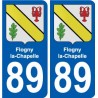 89 Auxerre blason autocollant plaque stickers ville