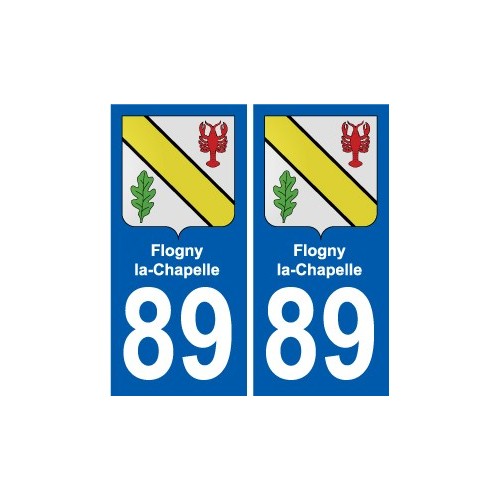 89 Auxerre blason autocollant plaque stickers ville