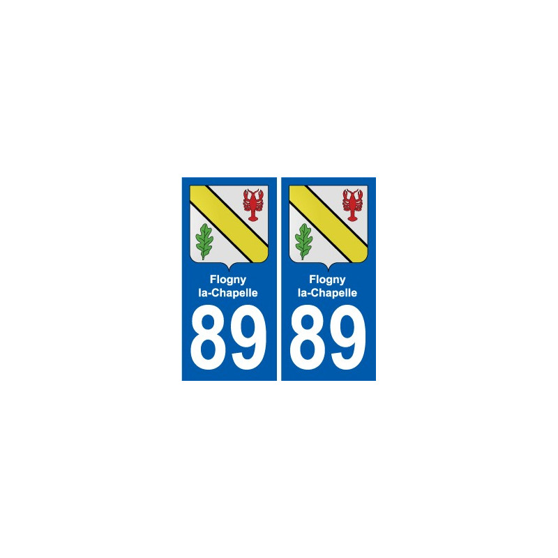 89 Auxerre escudo de armas de la etiqueta engomada de la placa de pegatinas de la ciudad