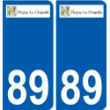 89 Auxerre logo aufkleber typenschild aufkleber stadt