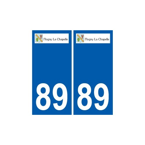 89 Auxerre logo adesivo piastra adesivi città