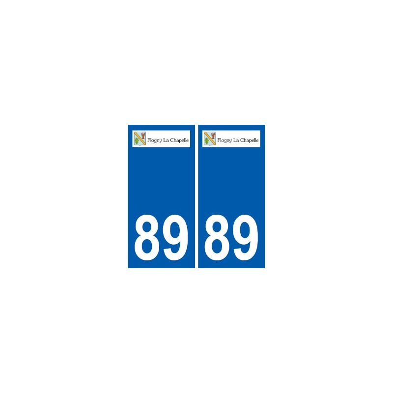 89 Auxerre logo autocollant plaque stickers ville