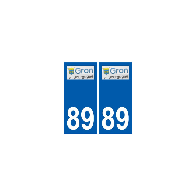 89 Auxerre logo adesivo piastra adesivi città