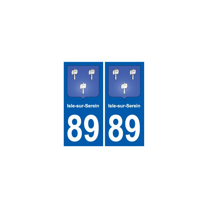 89 Auxerre blason autocollant plaque stickers ville