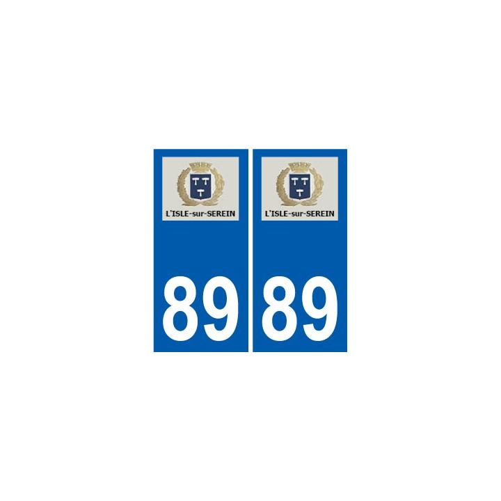 89 Auxerre logo aufkleber typenschild aufkleber stadt