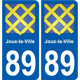 89 Auxerre coat of arms sticker plate stickers city