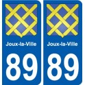 89 Auxerre coat of arms sticker plate stickers city