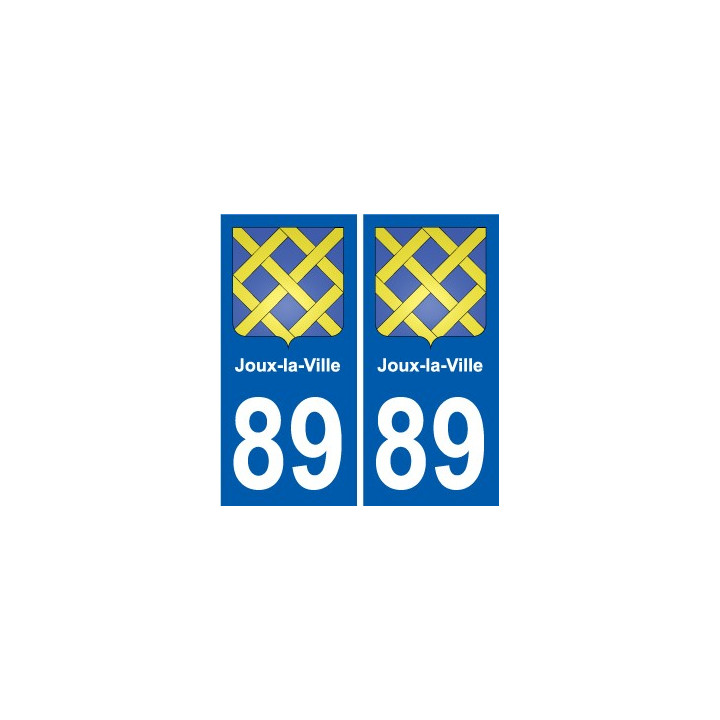 89 Auxerre coat of arms sticker plate stickers city