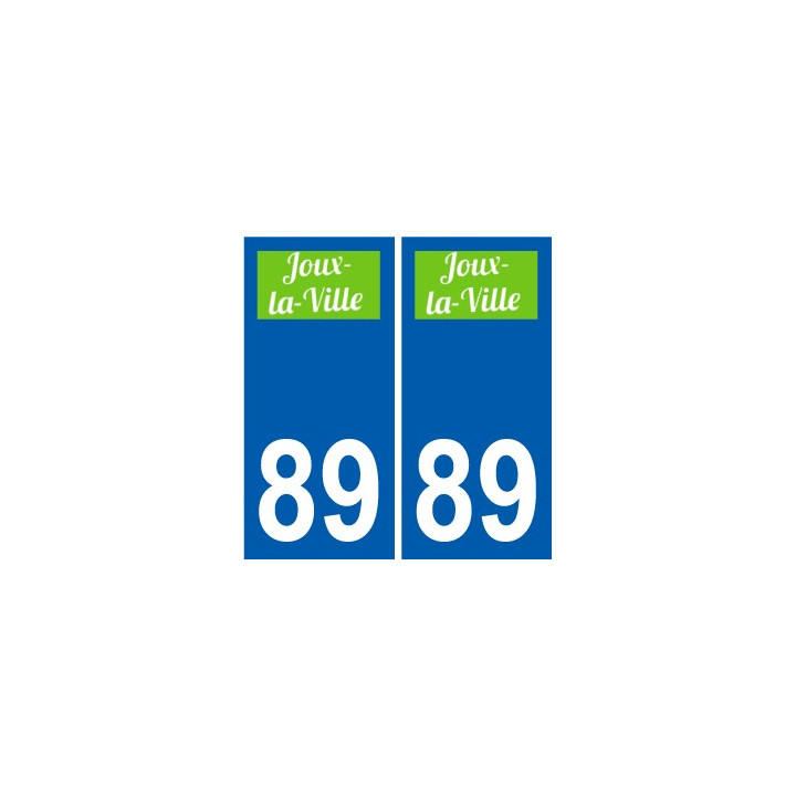 89 Auxerre logo sticker plate stickers city