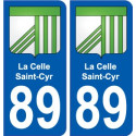 89 Auxerre blason autocollant plaque stickers ville