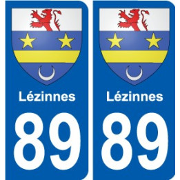 89 Auxerre blason autocollant plaque stickers ville
