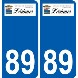 89 Auxerre blason autocollant plaque stickers ville