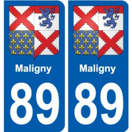 89 Auxerre blason autocollant plaque stickers ville