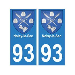 93 Noisy-le-sec blason autocollant plaque stickers ville